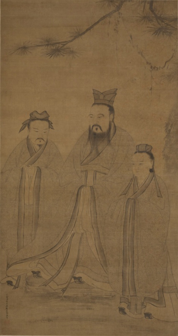 宋真宗乾兴元年(1022年,孔子四十五代孙孔道辅增修祖庙,在孔庙大成殿