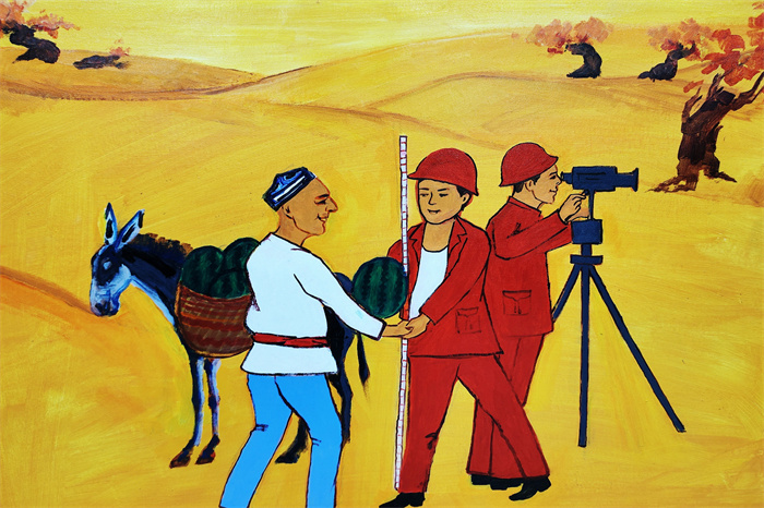 图6：治沙开路勇当先，穿越大漠留繁华。.jpg